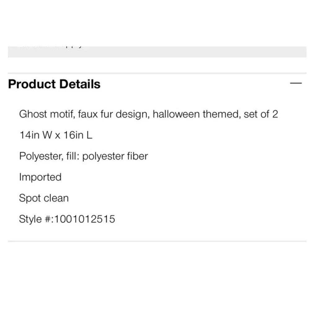 New Martha Stewart Koda Ghost Pillows‎ Bride & Groom Gothic TIKTOK 2 PCs. 14x16